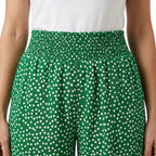 Pantalon large fluide à pois pour femme