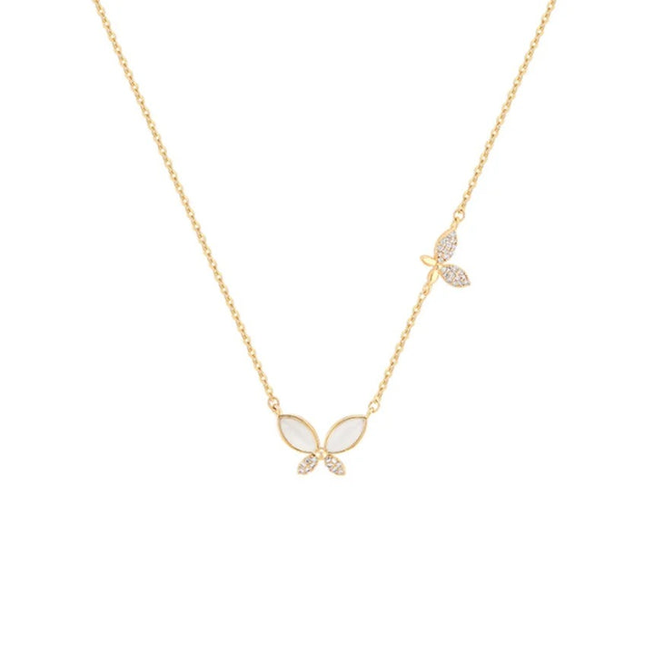 Alice Leroy® | Collier en or avec pendentif en forme de papillon