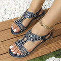 Sandales Femme Bohème Antidérapantes Pour Lété