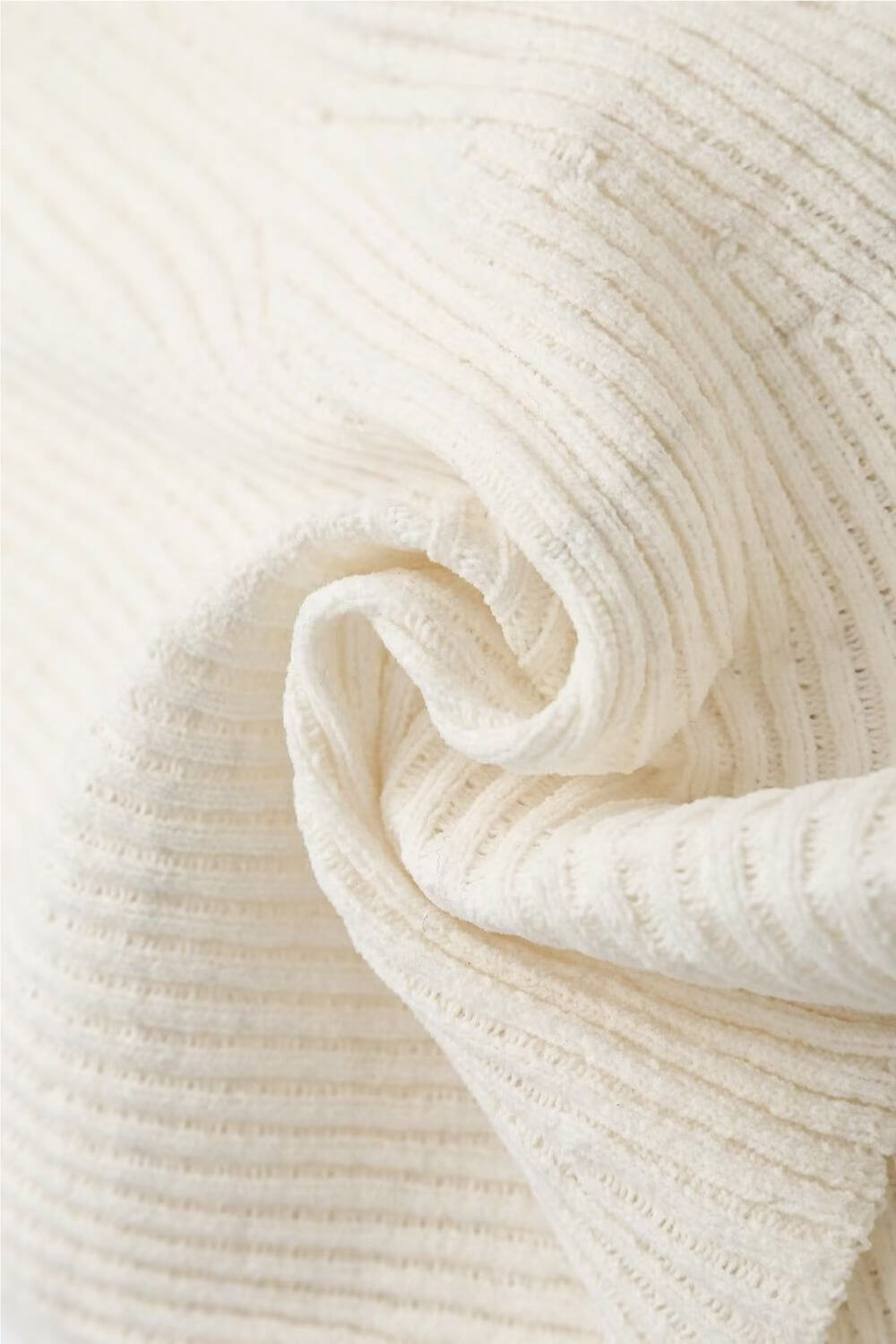 Robe courte à manches longues en mélange de coton