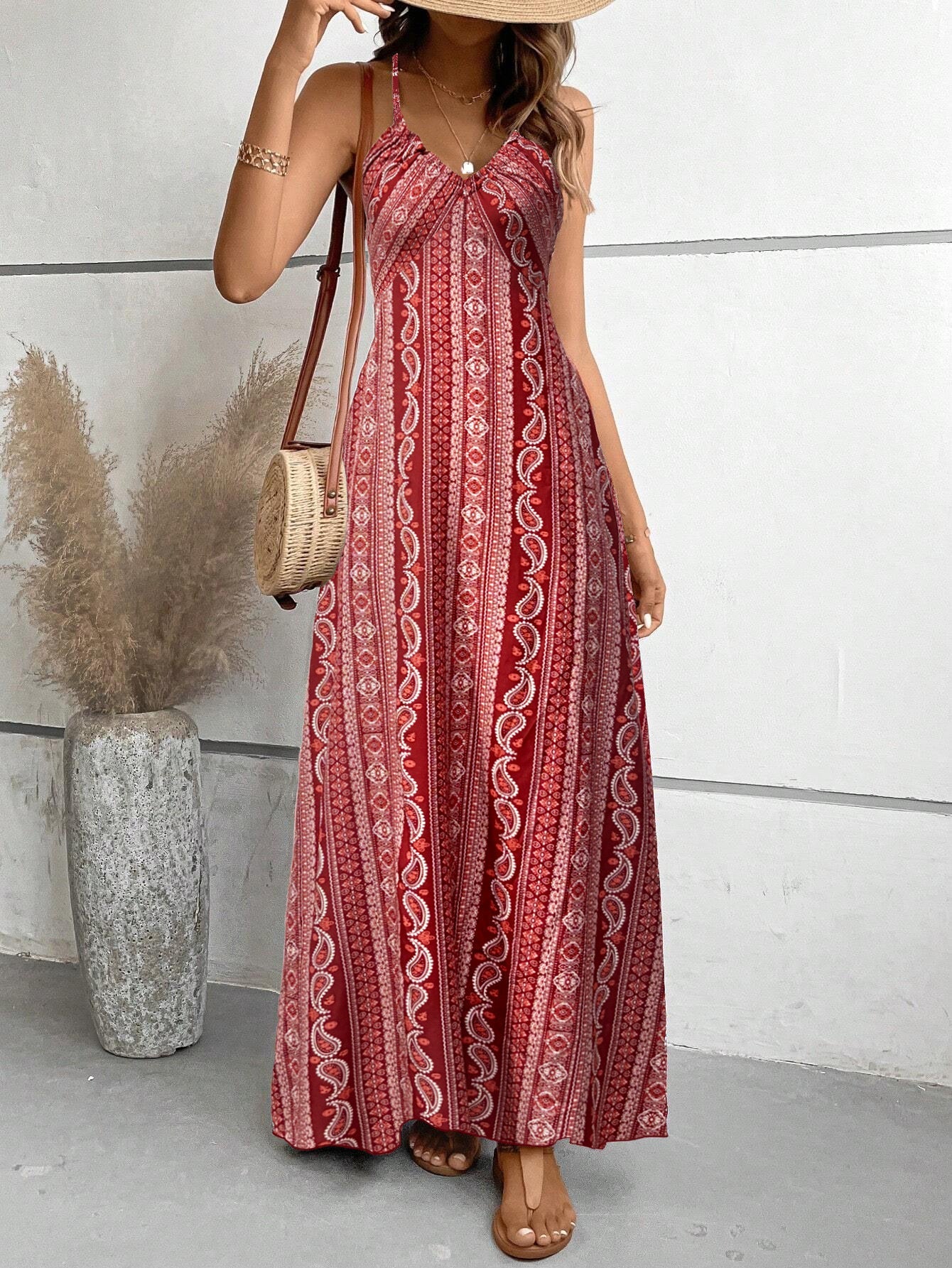 Robe d'été maxi pour femmes