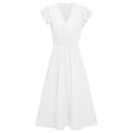 Sophie Paris | Robe de plage ajourée à col en V pour femme