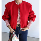 Veste Bombers Courte zippée pour Femme