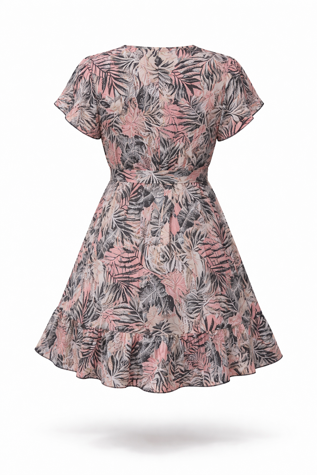 Robe fluide ample imprimée pour femme