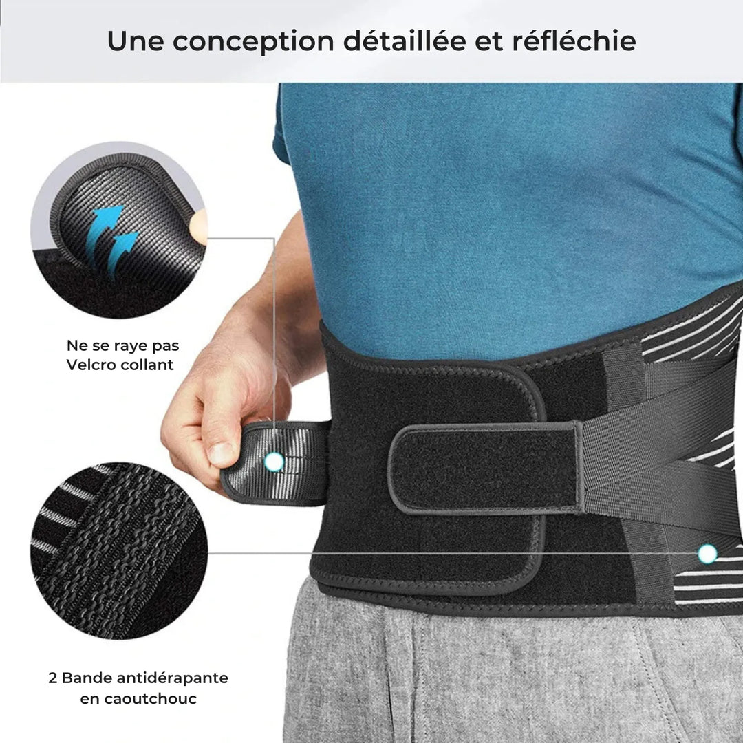 Ceinture de Soutien Lombaire Anti-dérapante Pour la Sciatique