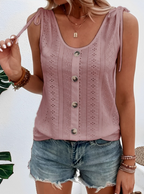 Blouse sans manches élégante pour femmes