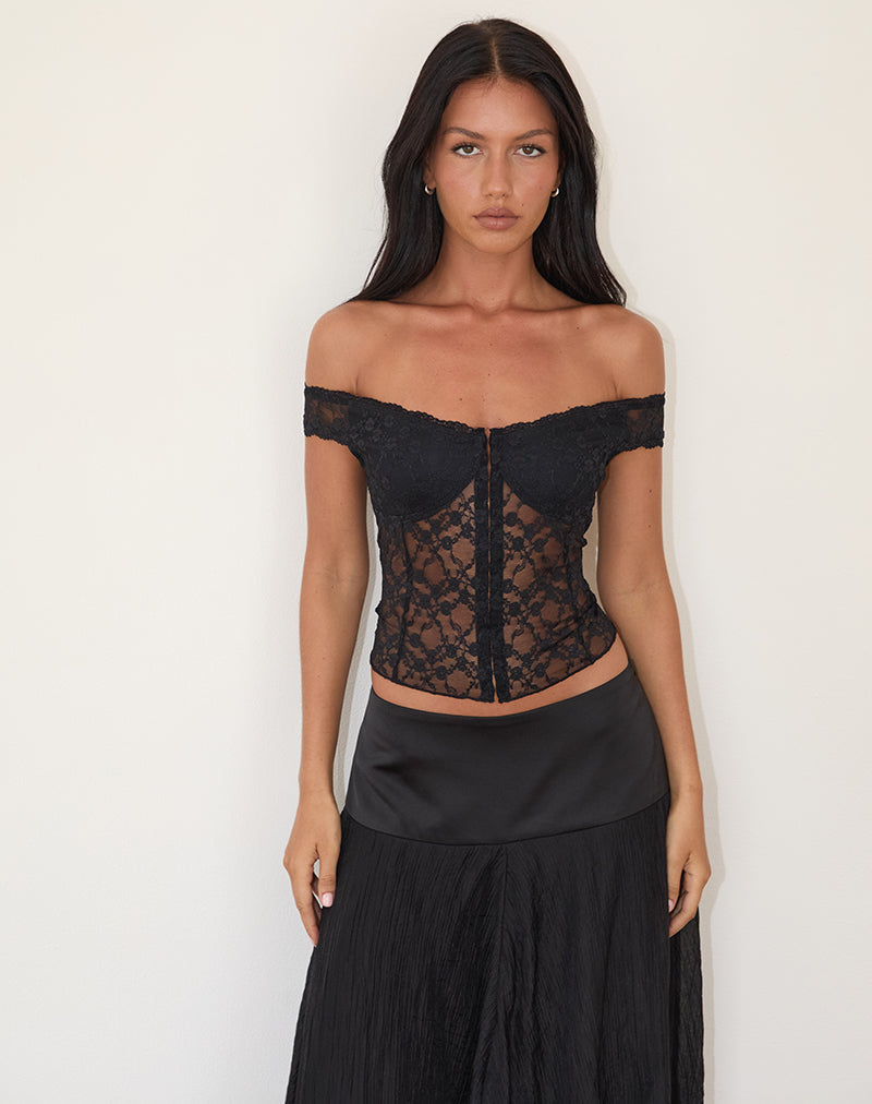 Haut court corset chic Oriana