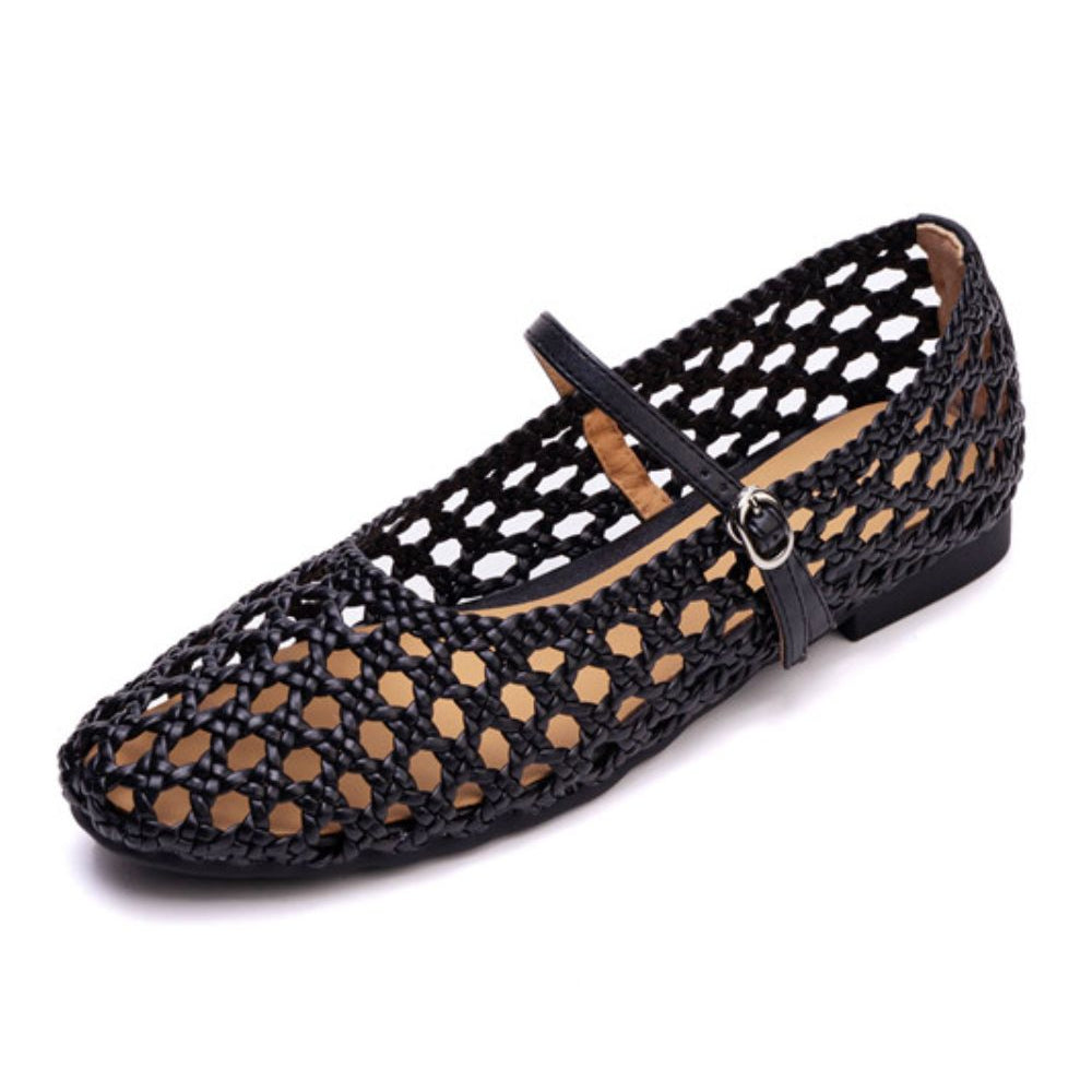 Ballerines en maille tissée pour femmes