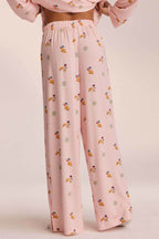 Ensemble femme imprimé avec coupe ample et pantalon large fluide