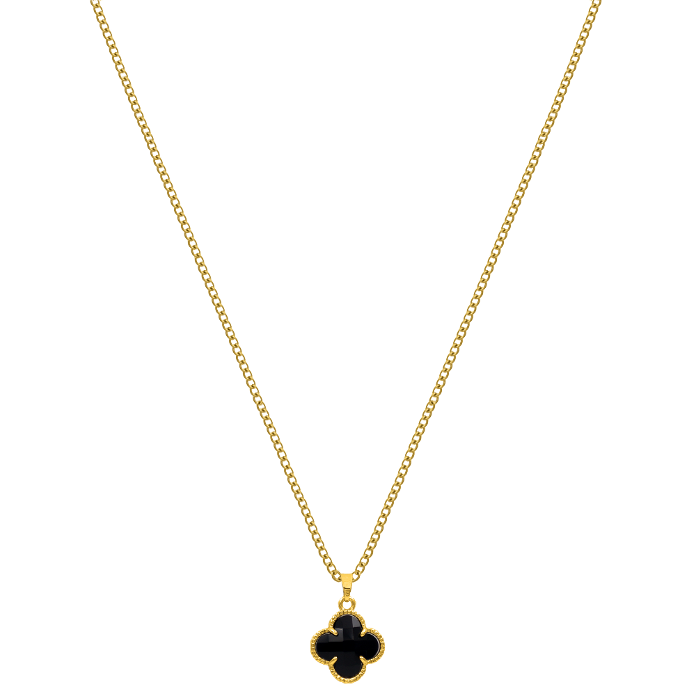 Léa Blanchet® | Black Clover Chaîne plaquée or 14 carats