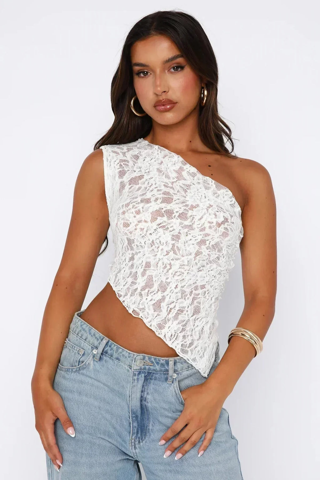 Blouse en dentelle Baila pour femmes