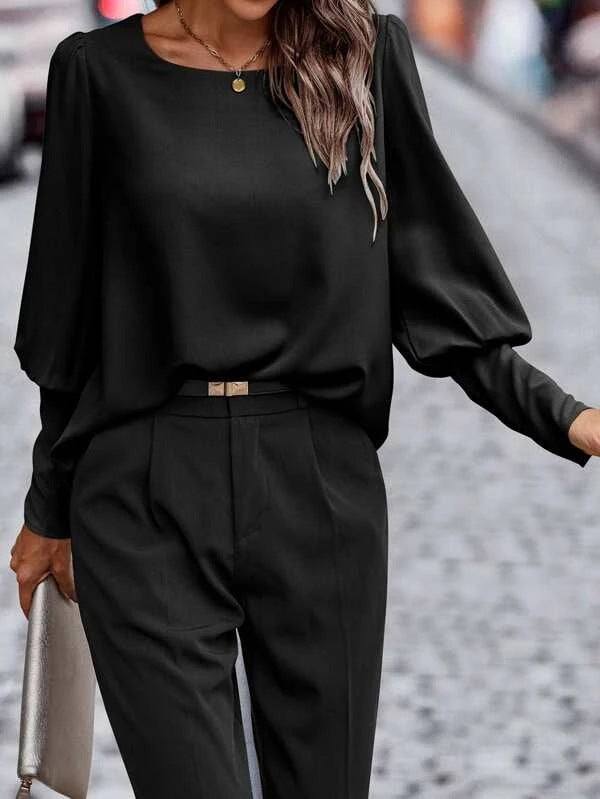 Océane Dubois® | Blouse avec encolure en O