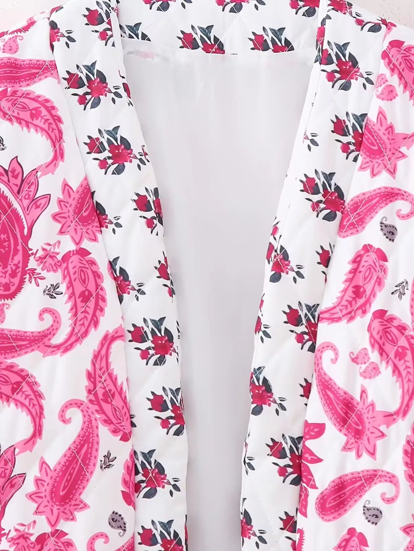 Sophie Paris I Gilet matelassé imprimé Paisley
