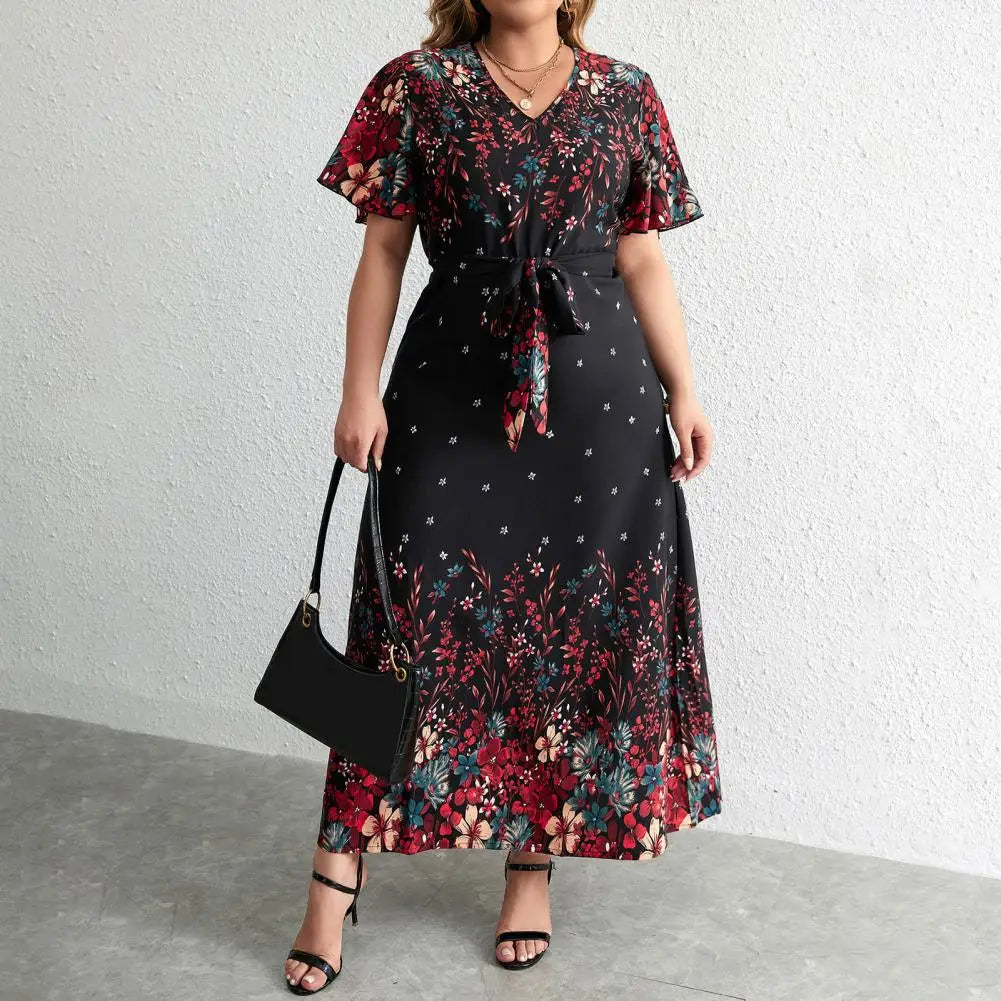 Sophie Paris I Maxi Dress à fleurs