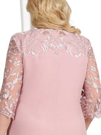 Sophie Paris I Plus Size Robe à fleurs brodées