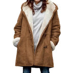 Sophie Paris | Veste à capuche doublée polaire Cozy