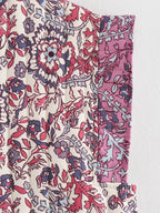 Sophie Paris I Gilet en coton matelassé avec motif brodé