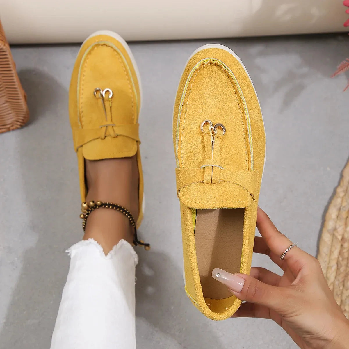 Sophie Paris | Mocassins Confortables de Luxe en Daim