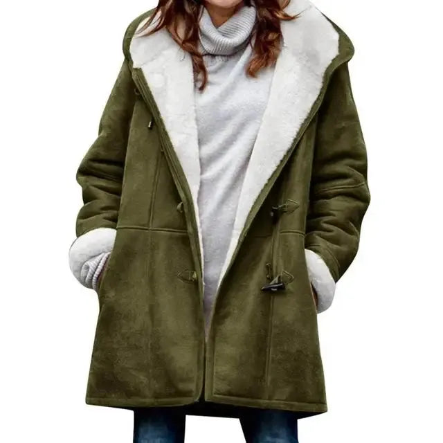 Sophie Paris | Veste à capuche doublée polaire Cozy
