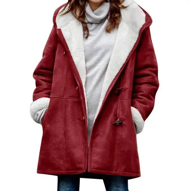 Sophie Paris | Veste à capuche doublée polaire Cozy