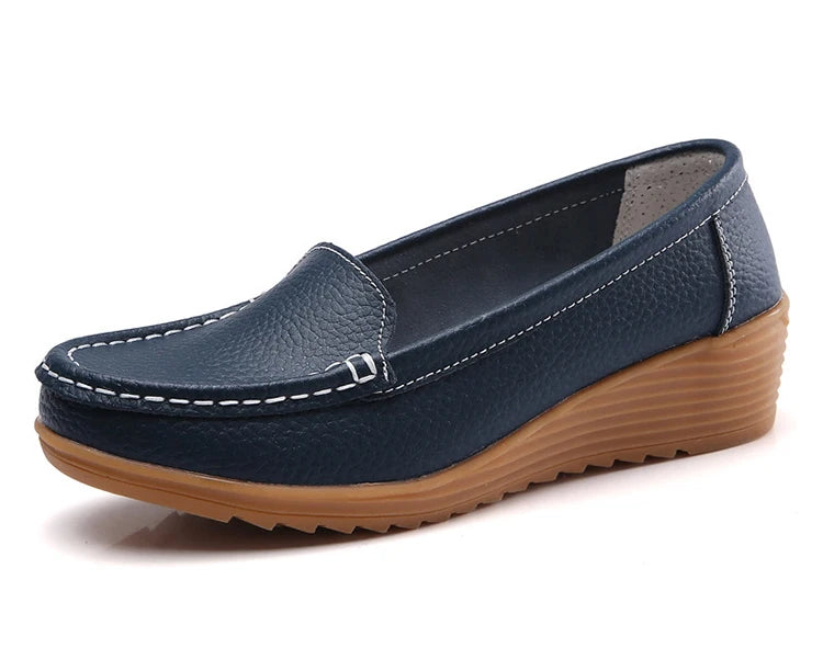 Sophie Paris I Chaussures de Bureau Confortables avec Semelle Compensée