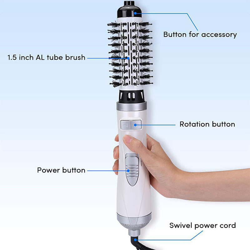 Brosse Sèche-Cheveux Rotative pour un Coiffage Facile