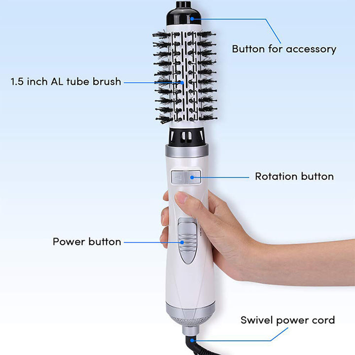 Brosse Sèche-Cheveux Rotative pour un Coiffage Facile
