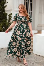 Sophie Paris I Summer Robe à col carré
