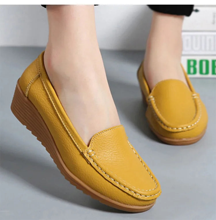 Sophie Paris I Chaussures de Bureau Confortables avec Semelle Compensée
