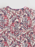 Sophie Paris I Gilet en coton matelassé avec motif brodé