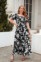 Sophie Paris I Summer Robe à col carré