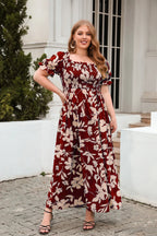 Sophie Paris I Summer Robe à col carré