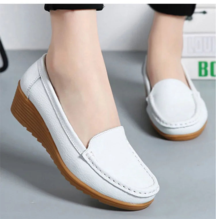 Sophie Paris I Chaussures de Bureau Confortables avec Semelle Compensée