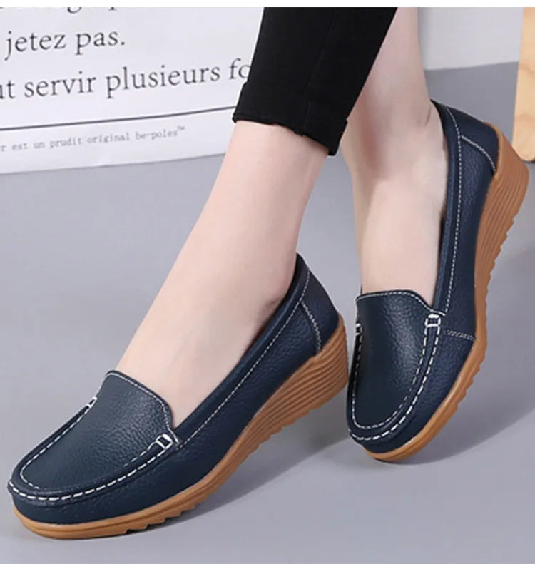 Sophie Paris I Chaussures de Bureau Confortables avec Semelle Compensée