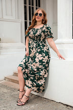 Sophie Paris I Summer Robe à col carré