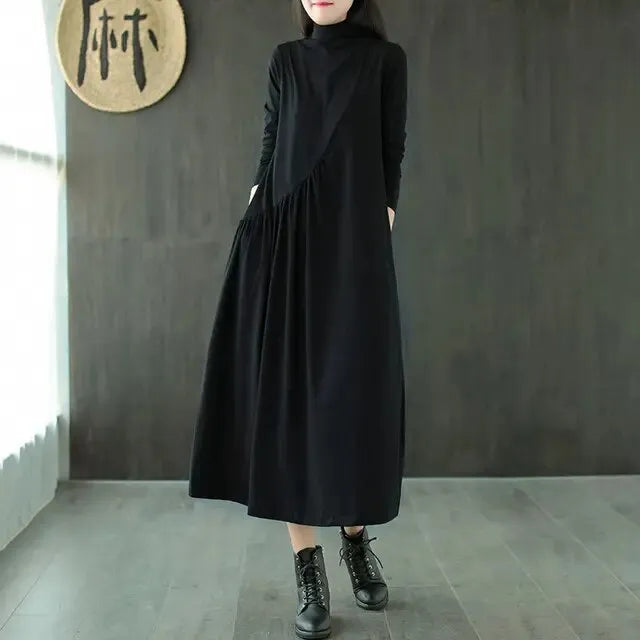 Alice Leroy | Robe Longue Vintage Ample et élégante