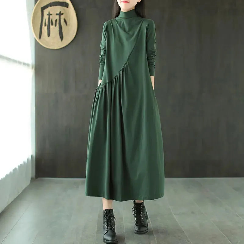 Alice Leroy | Robe Longue Vintage Ample et élégante