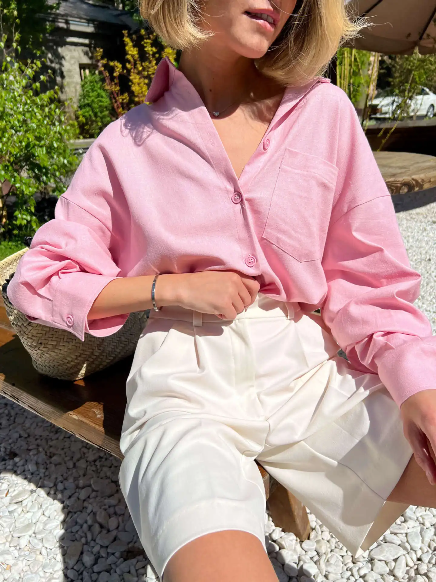 Sophie Paris I Short d'été à taille haute pour femmes