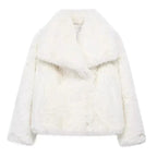 Veste courte en fausse fourrure luxueuse – Chic et confortable