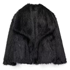 Veste courte en fausse fourrure luxueuse – Chic et confortable