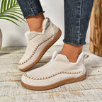 Bottes d'hiver thermiques ultra confortables antidérapantes pour femmes