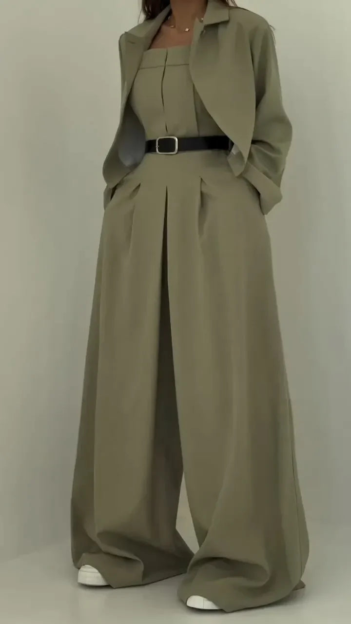 Ensemble de veste légère chic pour femmes