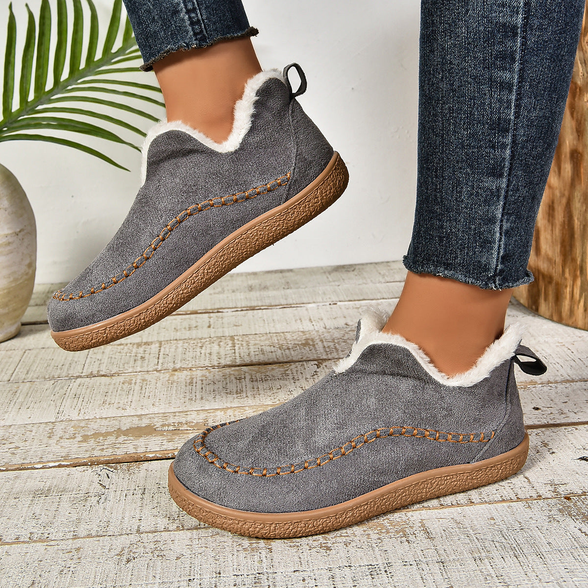 Bottes d'hiver thermiques ultra confortables antidérapantes pour femmes