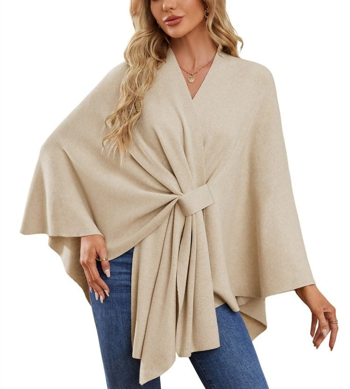 Poncho châle doux et élégant pour des couches confortables et chics