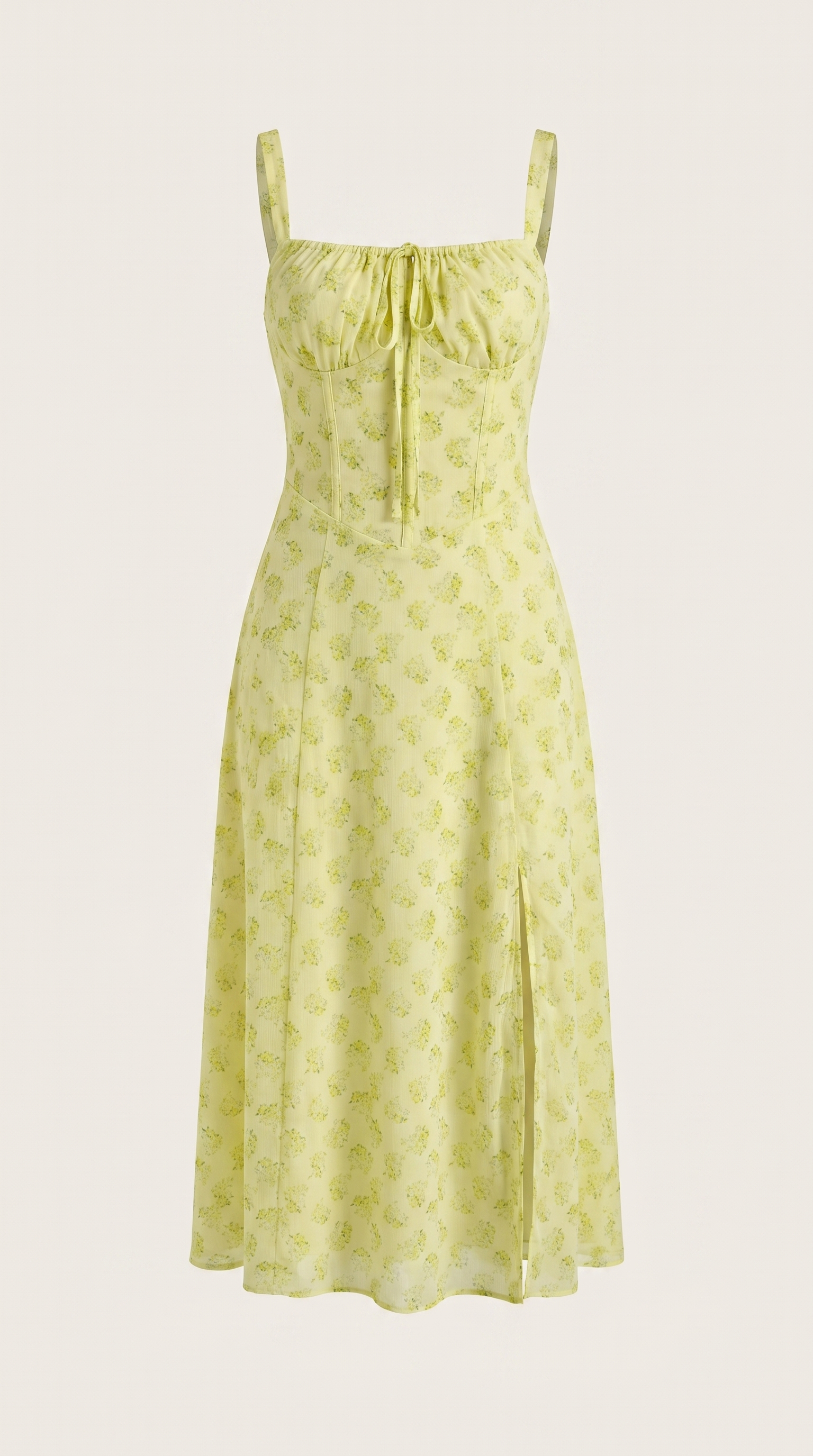 Robe midi fleurie pour femmes, idéale pour les invitées de mariage