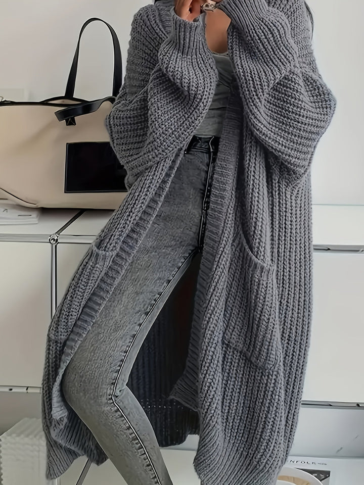 Cardigan en maille ceinturé confortable pour femmes