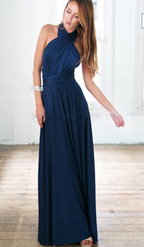 Robe extensible multifonctionnelle enveloppante