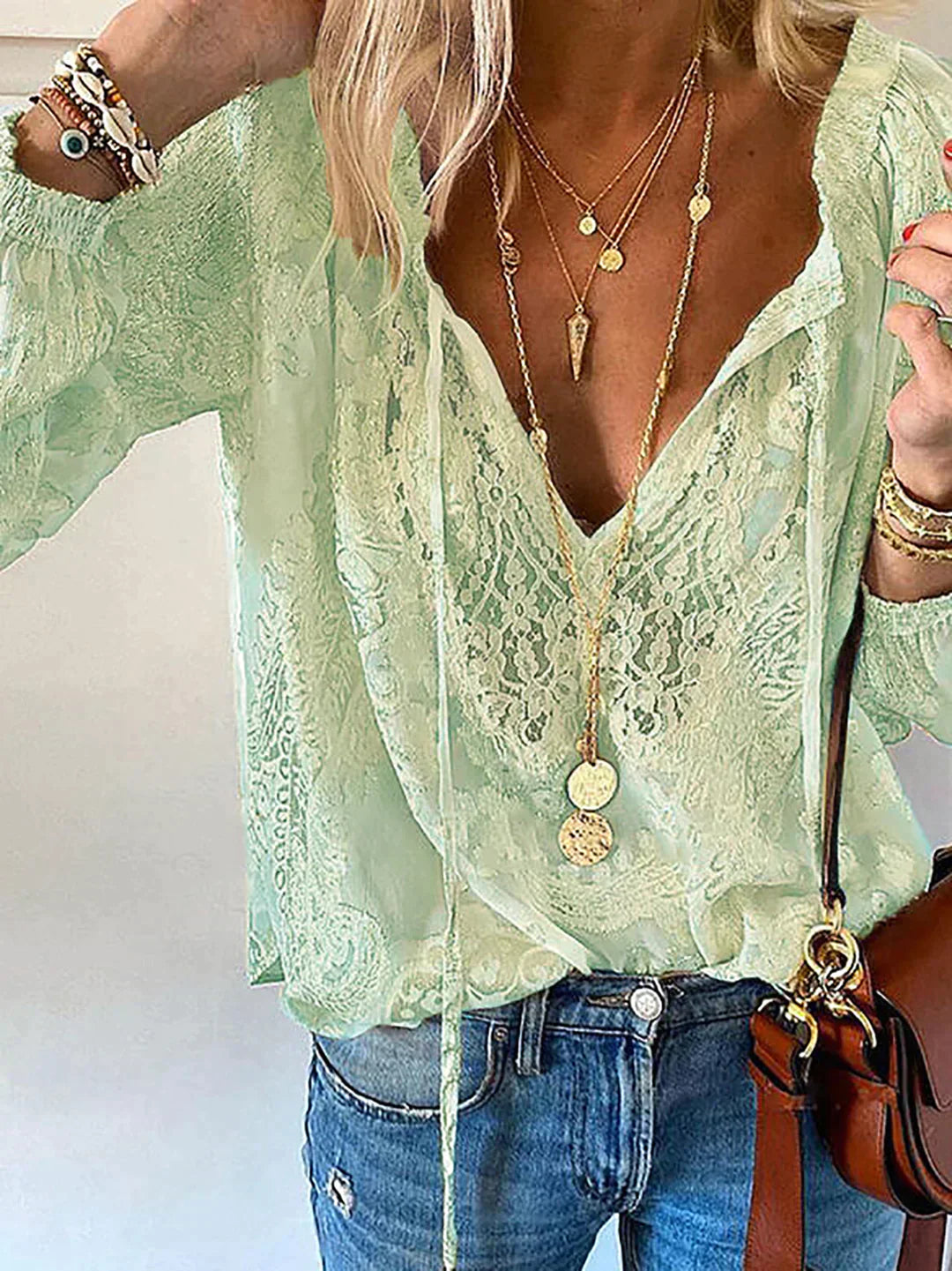 Blouse ample respirante pour femmes