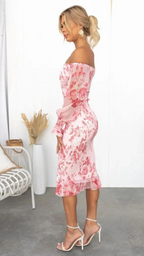 Robe midi de luxe pour femmes, robe de soirée élégante
