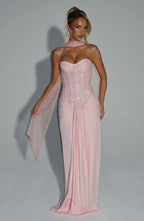 Robe Maxi Fluide Carina à Silhouette Élégante